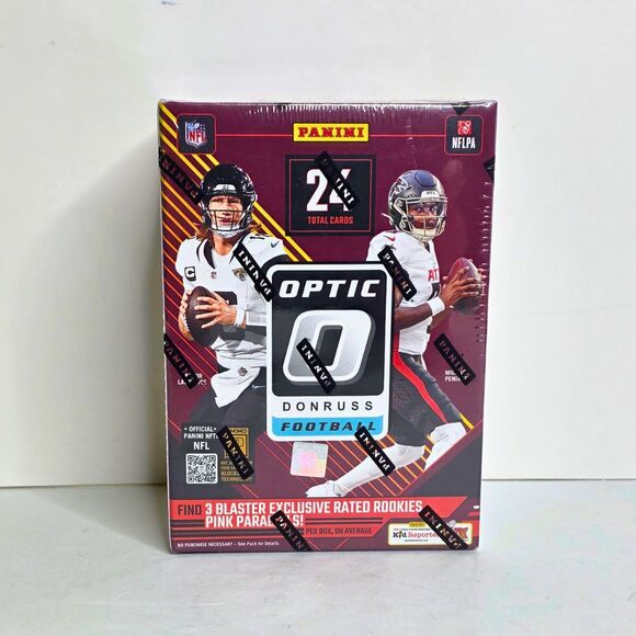 2024 Panini NFL Donruss Optic Football Trading Card Blaster Box - NEW SEALED - Picture 1 of 6